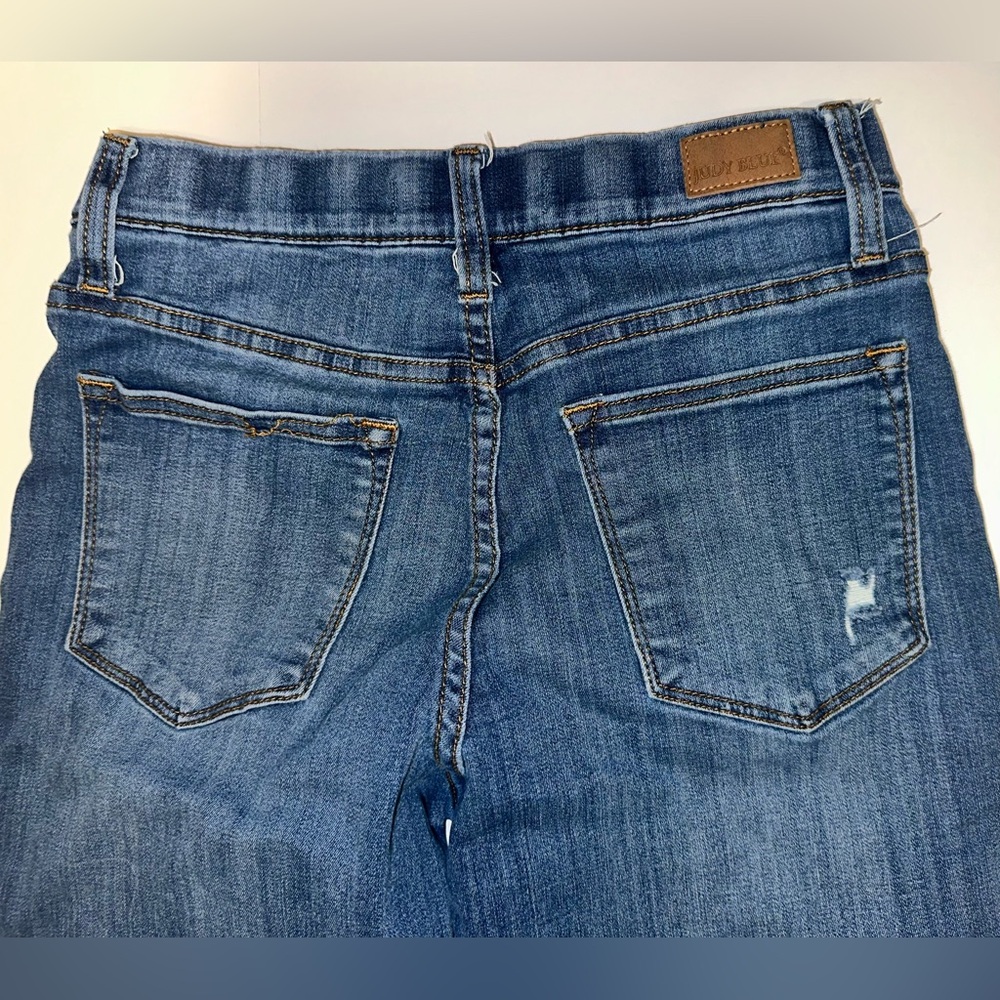 Judy Blue Women’s Worland High Rise Pull On Boyfriend Jegging Sz 5/27 Distressed - Picture 5 of 10